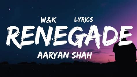 renegade lyrics tiktok|renegade song aaryan.